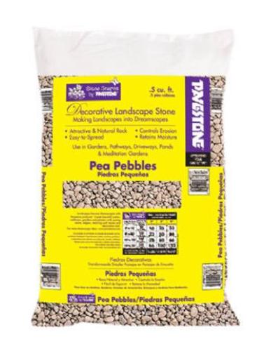 Pavestone 54255 Pea Pebbles Decorative Landscape Stone, 0.5 cu. Ft.