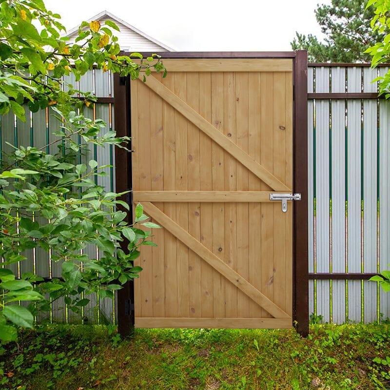 Pine Wood Garden Gate with Latch Garden Gates Living and Home
