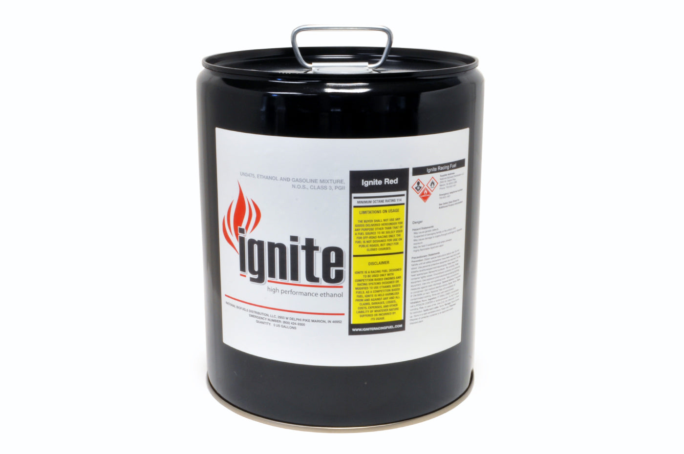 Ignite Red 114 E90 Racing Fuel 5 Gallon Pail *Local Pick Up Only*