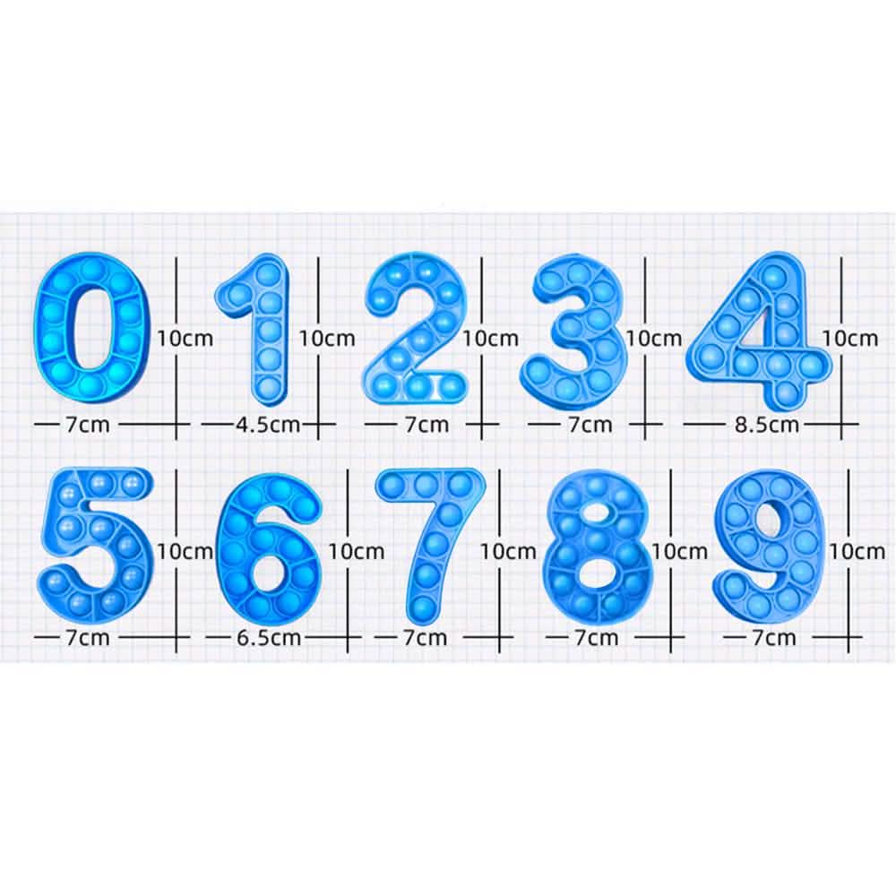Push Pop Anti-Stress Numbers