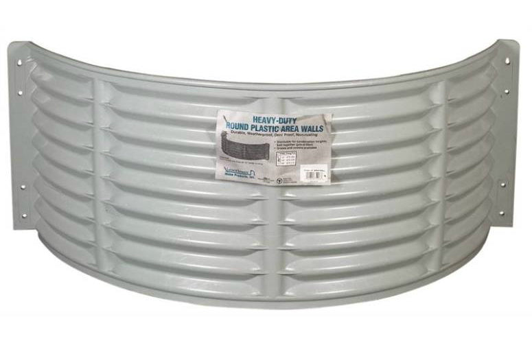 Amerimax 75210 Plastic Area Wall, 24"