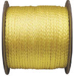 Wellington 10819 Monofilament Polypropylene Rope, 5/16" x 500', Yellow