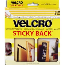 STICKY BACK TAPE BLACK 3/4" X 15'