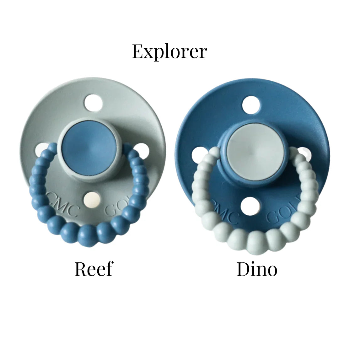 CMC GOLD - CMC Dummies Varicoloured Twin Pack (Size 1) NB-6m (AIR FILLED) | Multiple Options