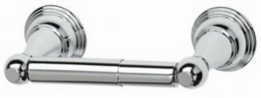 HomePointe 624173HP Brass Base Vintage Toilet Paper Holder, Chrome