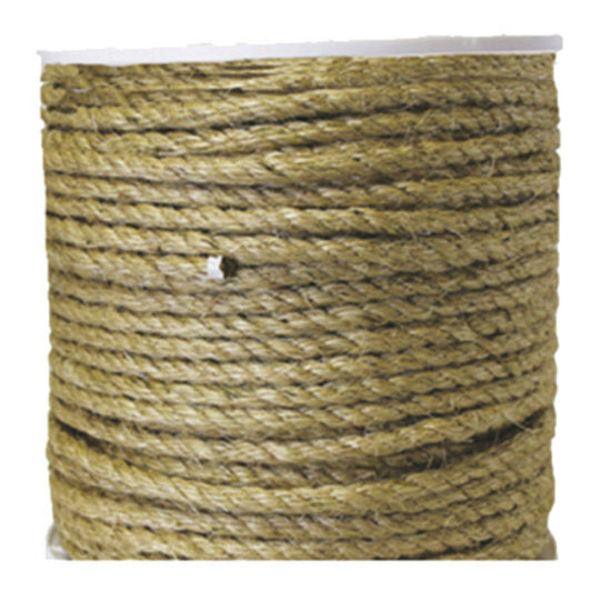 Mibro 644861TV Twisted Sisal Rope, 1/4" x 850'