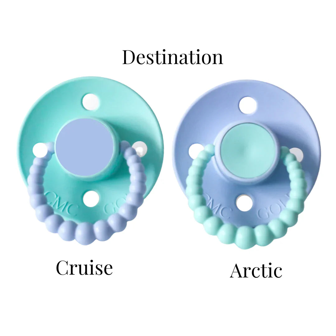 CMC GOLD - CMC Dummies Varicoloured Twin Pack (Size 2) 6m-18m (AIR FILLED) | Multiple Options