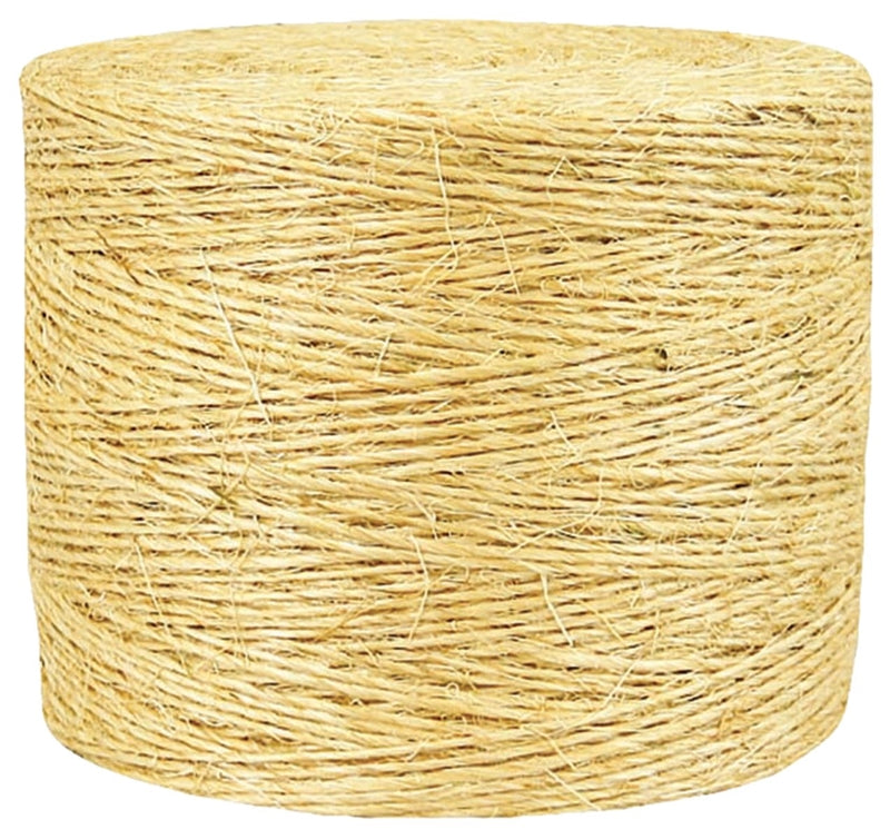 Wellington 43915 Twisted Sisal Garden Twine, 2500', 8 lbs