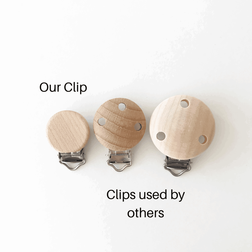 Our Little Helpers - Macrame Ivory Twist Dummy Clips