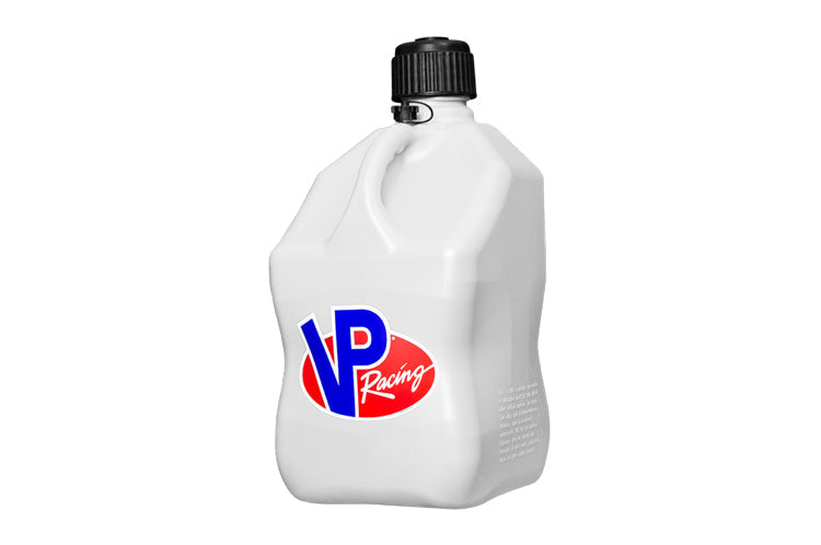 White VP Racing 5-Gallon Square Jug (3522)