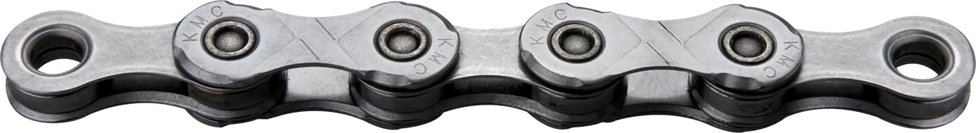 KMC X12 Chain 12-Speed, Silver, Mountain Bike/Road/Gravel 12 Speed Chain: Shimano, SRAM, Campagnolo Compatible. 126 Links, Missing Link Included