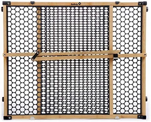 Safety 1st Eco-Friendly Nature Next Bamboo Gate, Bamboo and Black, Fits Spaces between 28" and 42" Wide