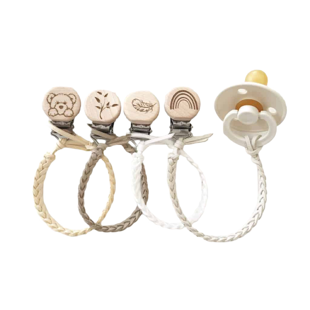 Our Little Helpers - Faux Leather Dummy Clip | Earth Colours