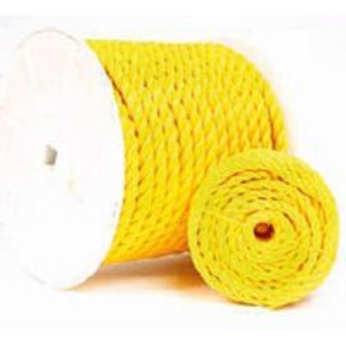 Koch 5000845 Polypropylene Rope Twisted, Yellow, 1/4" x 600'