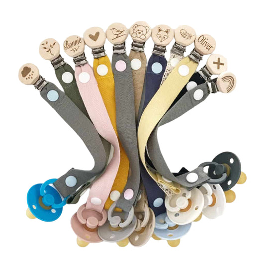 Our Little Helpers - Cotton Dummy Clips | Wide Strap
