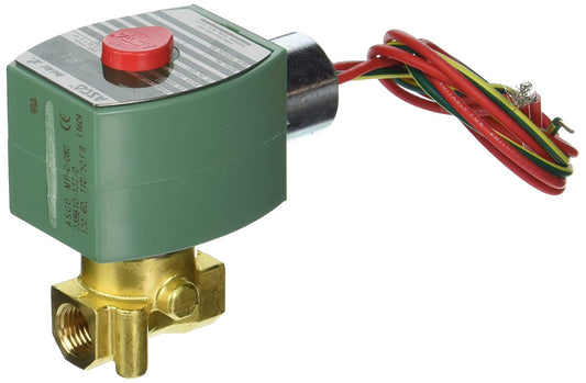 ASCO 8262H212 120/60 110/50 1/4 X 9/32 2NC BRASS 17.1/F W