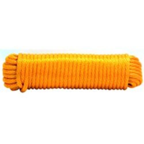 The Lehigh MFP1675-2P Solid Braid Poly Hank Rope 1/2"x75', Orange