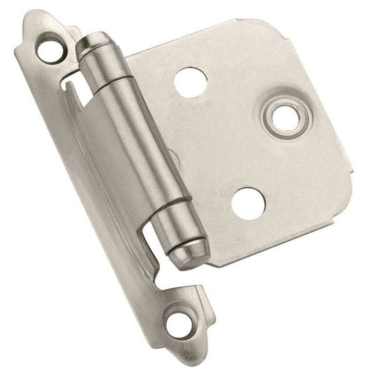 Amerock 1887612 Self Closing Hinge, Satin Nickel, Steel
