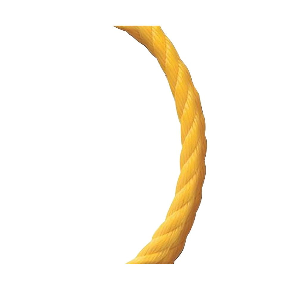 Baron 54612 Twisted Poly Rope, 1/4 Inch x 600 Feet, Yellow