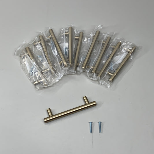 BERENSON (10 PACK) Traditional Advantage Two T-Bar Pull Champagne 96mm 9541-20CZ-P