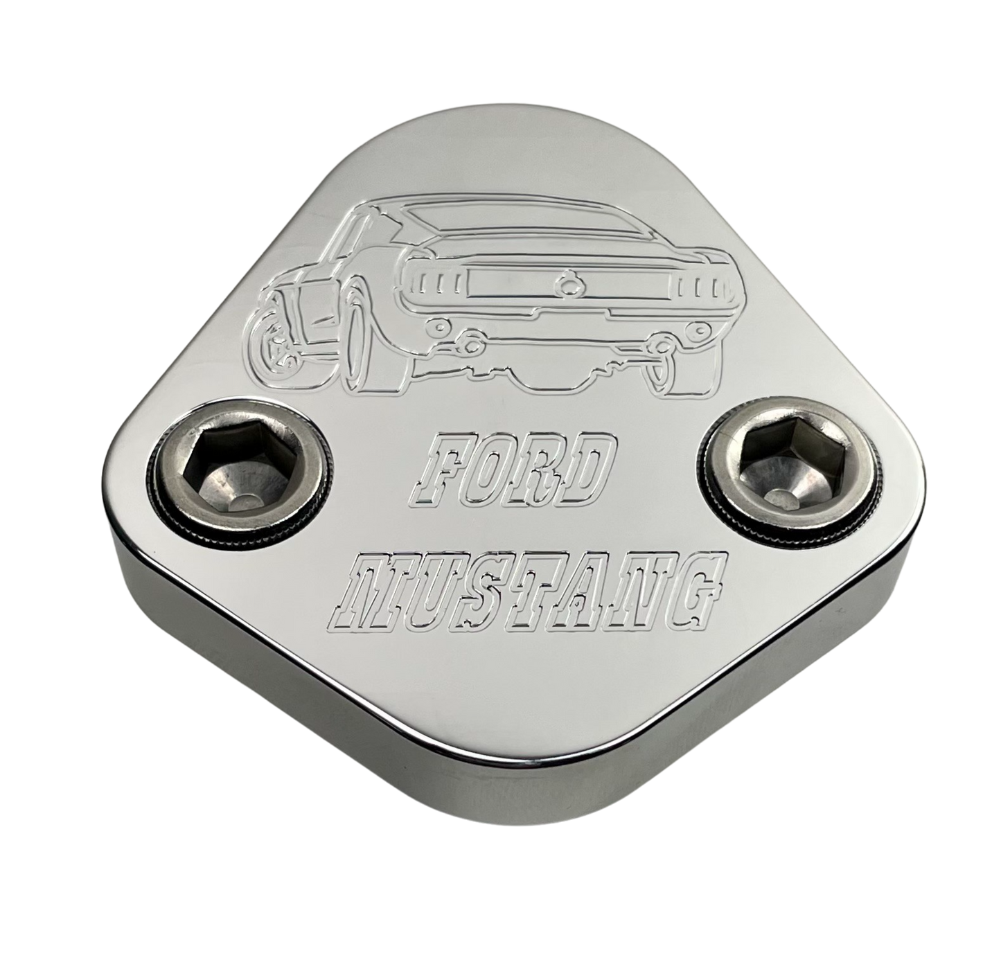 Fuel Pump Block Off Plate Fits 1967 1968 Ford Mustang 390,427,428 Engines USA