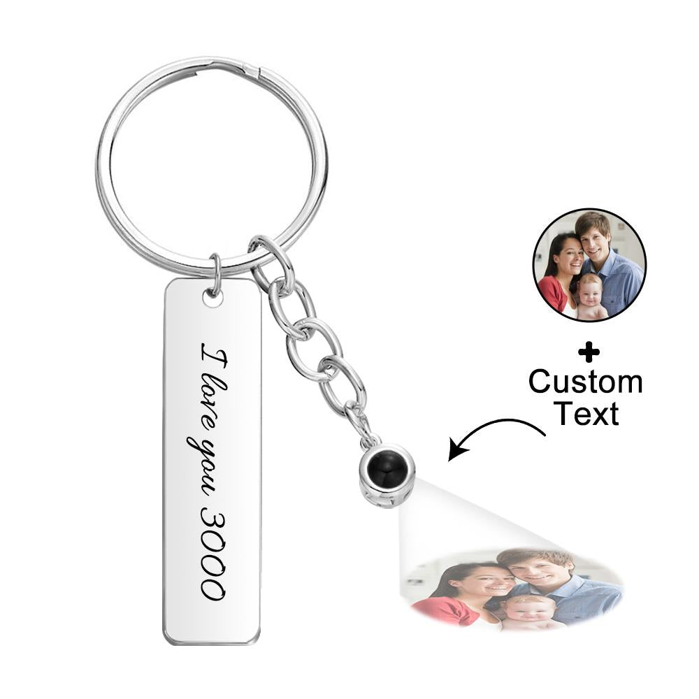 I Love You 3000 Keychain Custom Photo Keychain Projection Keychain Fathers Day Gift For Him