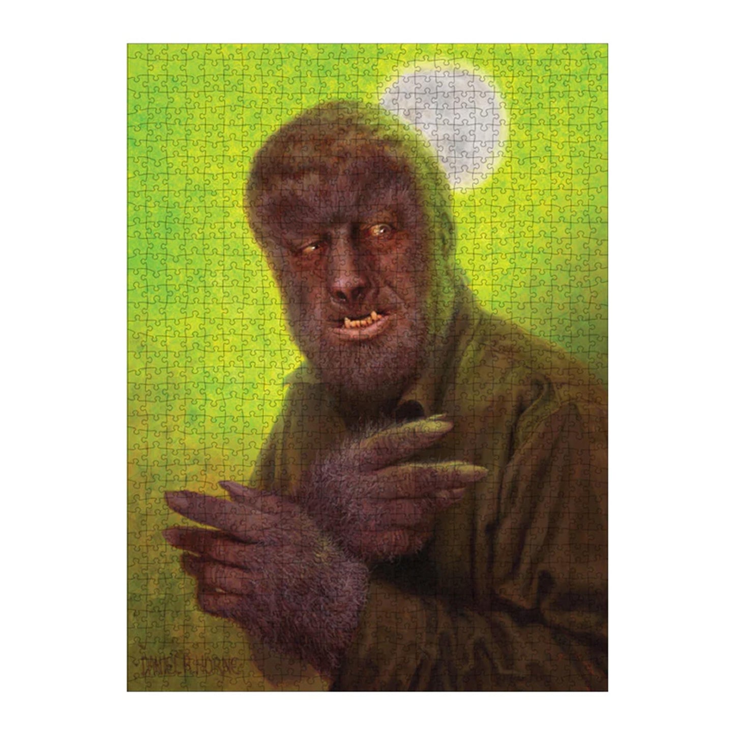 Universal Monsters Wolfman 1000 Piece Jigsaw Puzzle