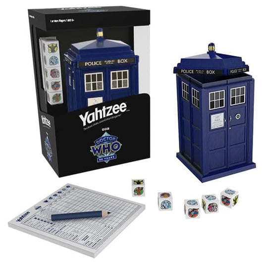 Doctor Who Tardis 60th Anniversary Yahtzee Dice Game