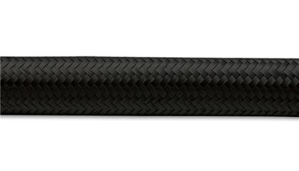 Vibrant Performance -12 AN Black Braided Nylon Flex Hose