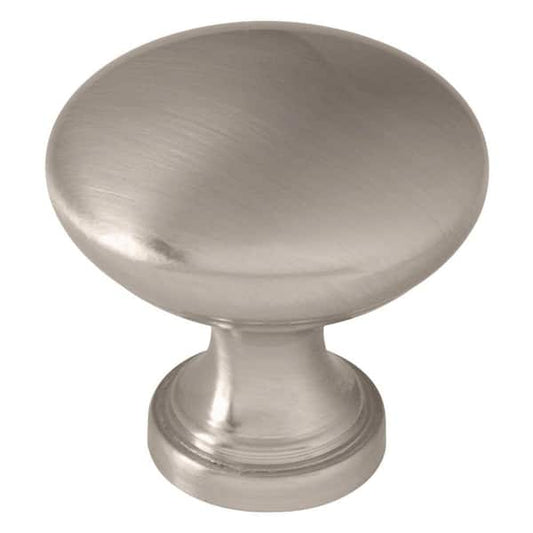 Cabinet Knob Classic Round 1-1/4 in. (32 mm) Satin Nickel Hollow