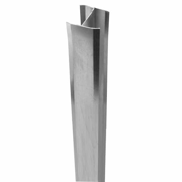 Fence Post Insert Aluminum Sturdy Low Maintenance 5 in. x 5 in. x 82 in.