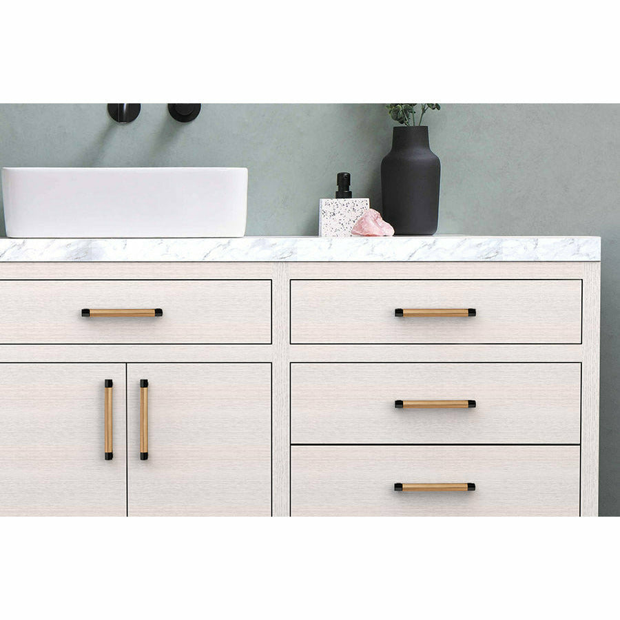 Select Rectangular Knurled Bar Cabinet Pull