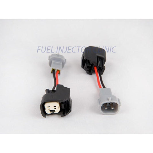 Fuel Injector Clinic Set of 4 Us Car/EV6 (Female) to Denso (Male) Injector Plug Adapters / PADPUtoD4
