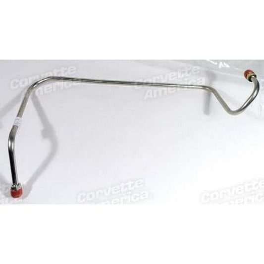 Corvette Gas Line. Stainless Steel Pump To Carburetor 454 Except Holley: 1970-1974