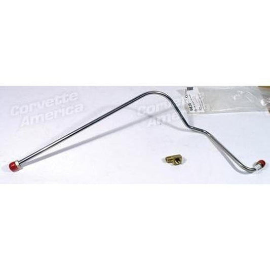 Corvette Gas Line. Stainless Steel Pump To Carburetor 390HP: 1966
