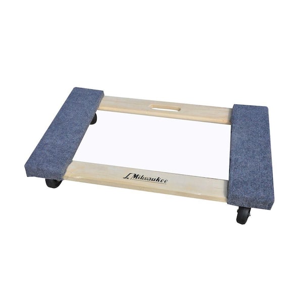 18" x 30" Furniture Dolly 1000 Lb. Wood Box Freight Moving Push