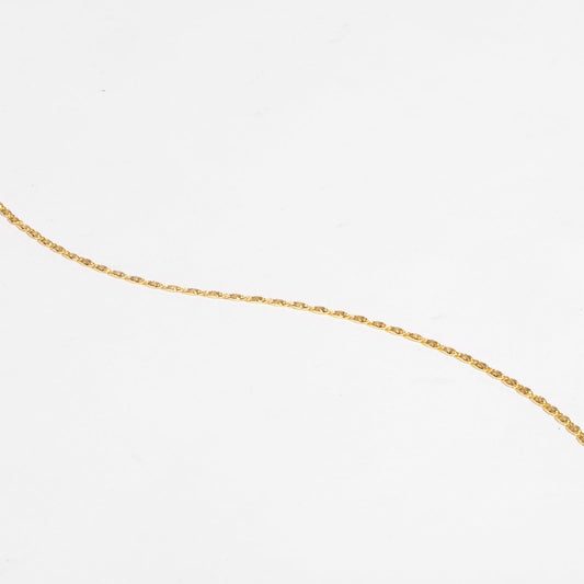 Dainty Sunburst Link Chain
