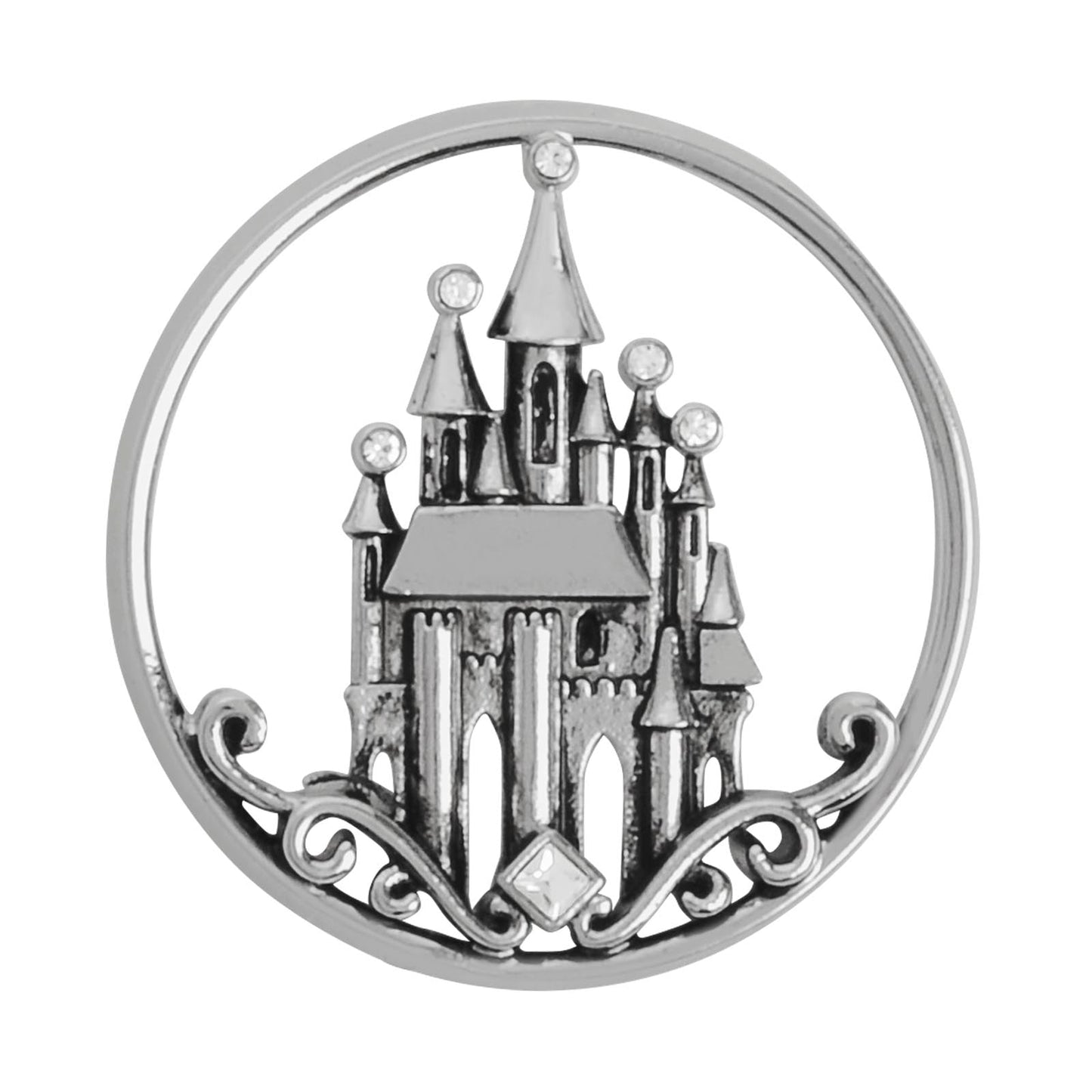 Disney Castle Window Plate with Crystals - Think Goodness