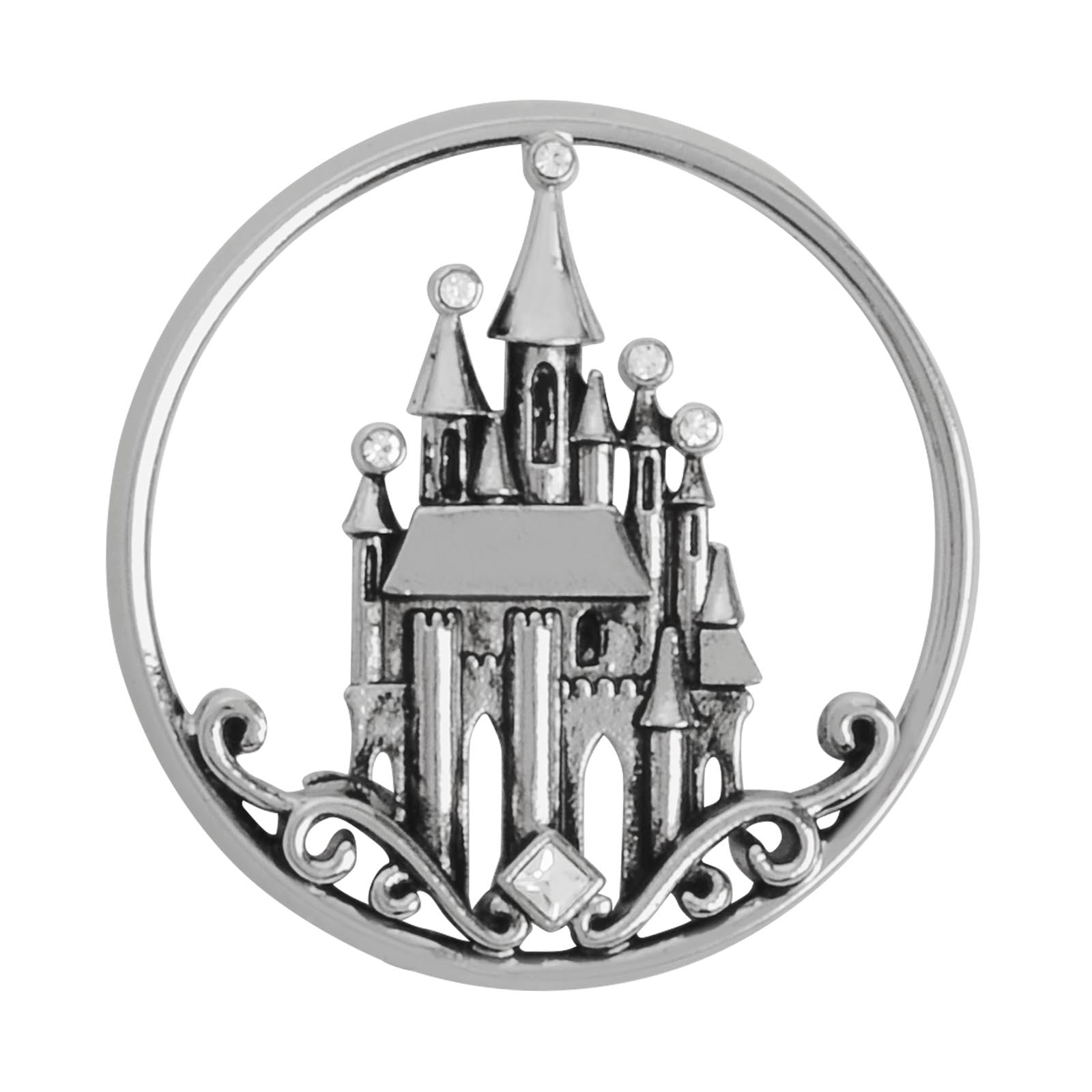 Disney Castle Window Plate with Crystals - Think Goodness