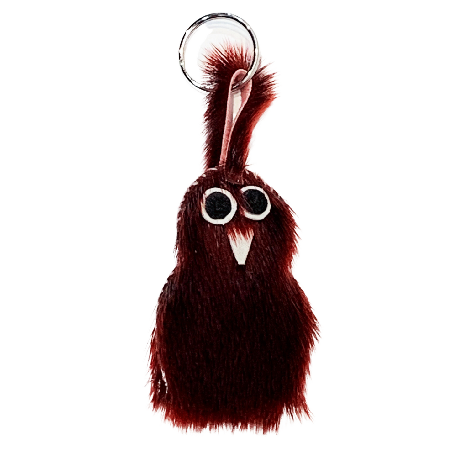 Owl Sealskin Keychain Red - Soioyla Lucassie