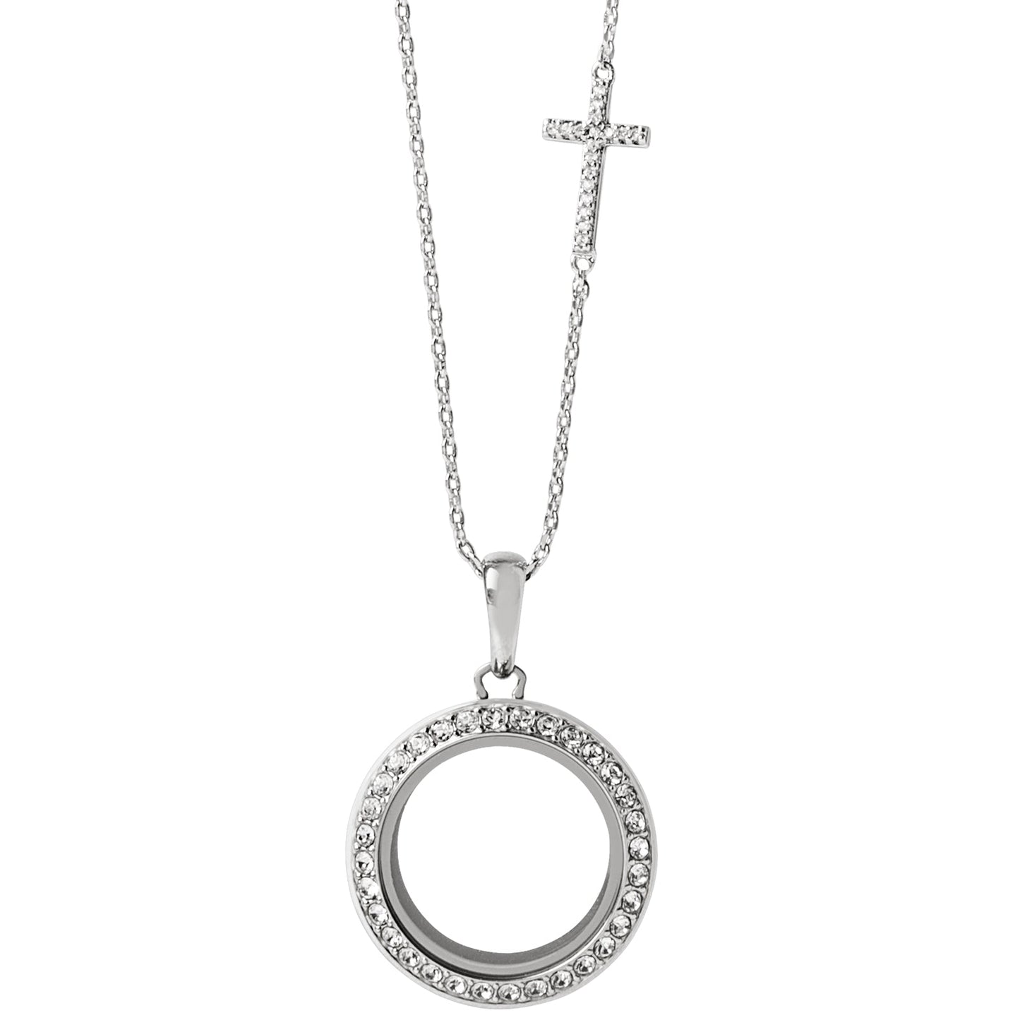 Pave Cross Chain - Think Goodness