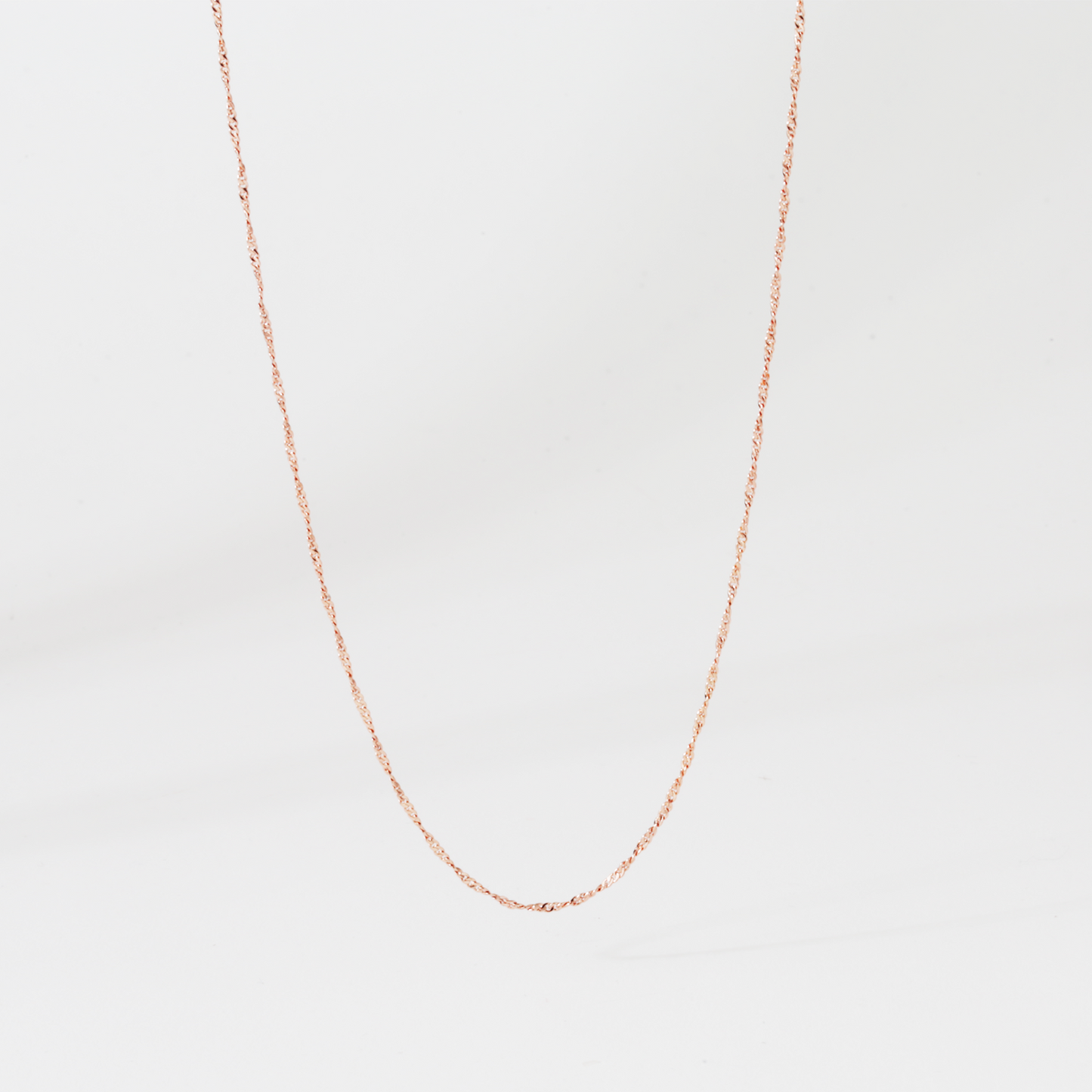 Fine Faceted Rope Chain